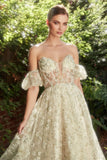 Closeup of the Kelly Ann bridal gown | al-kellyann