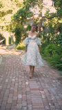 The English Rose tea length bridal dress - video | al-englishrose