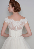 Back image of the Flossie wedding dress