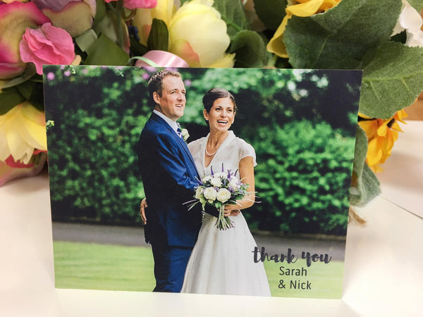 Sarah and Nick - we get the best thank you cards!