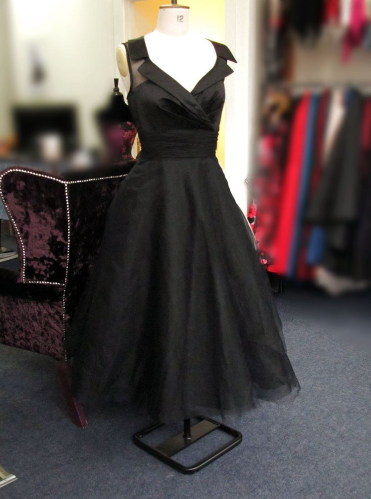 tb-belle-s Tea length retro Fifties inspired bridesmaid / prom dress
