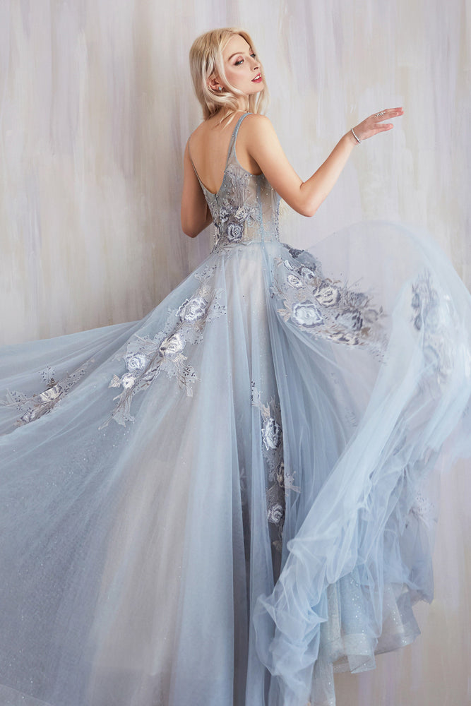 The full skirt of the Lilian bridal gown
