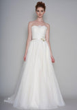 The Bree full length Boho style wedding dress
