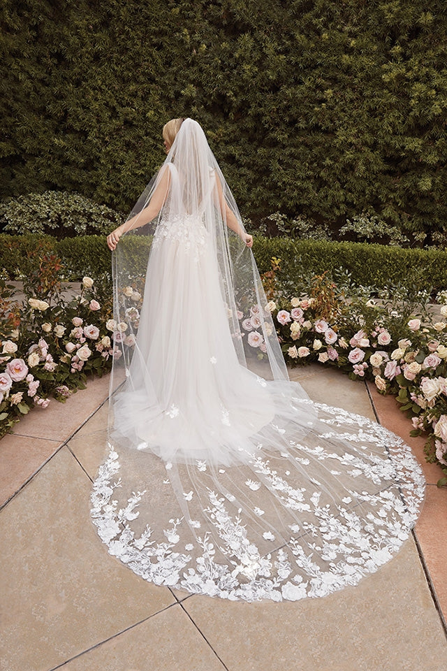 The veiled Cayden bridal gown  ca-cayden