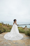 Back of wedding gown Nola