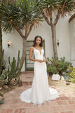 The Boho style River wedding gown