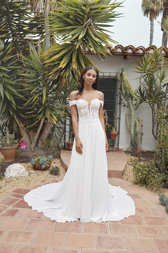 Who'd guess it was a jumpsuit too? The Willow wedding dress ca-willow