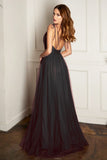 Side and back view of  the Ava tulle gown