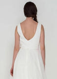 Image of the back of the Wren wedding dress by Freda Bennet