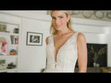 A video of the Sophie wedding dress by Casablanca