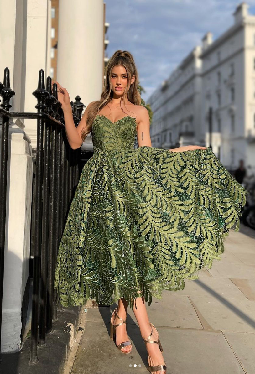 Dress leaves top
