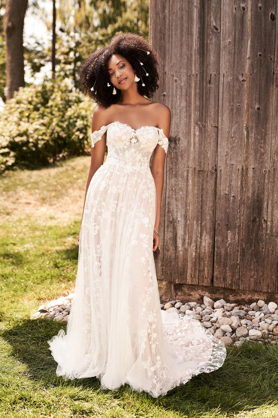A-line full length wedding dress  by Lillian West - 66184