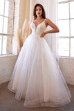 The pretty Boho wedding dress with fitted  embellished bodice - Lottie