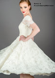 Fifties style tealength wedding dress Nina
