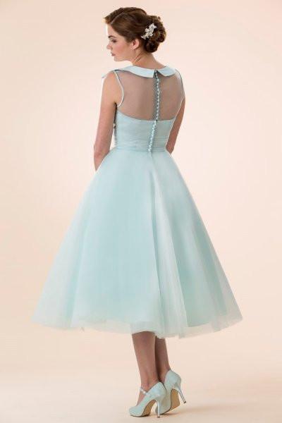 tb-belle Tea length retro Fifties inspired bridesmaid / prom dress